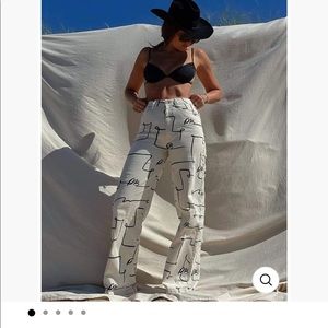 NWT we wore what jeans in scribble print